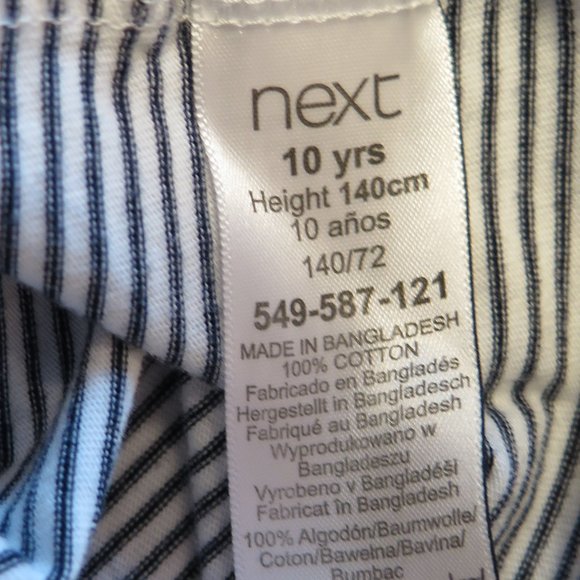 NEXT UK - Black & White stripe T-shirt - Picture 5 of 5